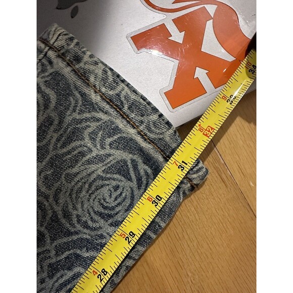 Lifted Anchors Los Angeles Patch-Work Rose Denim Skinny Jeans Size 28/32L Men's - Picture 8 of 14